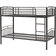 SECONIQUE Ventura 3 Black Bunk Bed 101x201cm