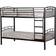 SECONIQUE Ventura 3 Black Bunk Bed 101x201cm