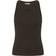 Gestuz Rhinestone Logo Tank Top Topp Överdelar Dam - Brun