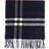 Burberry Burb Giant Check Cashmere Scarf - Blue