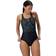 Speedo Hyperboom Placement Muscleback Swimsuit - Black/Green