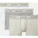 Calvin Klein Heritage Cotton Stretch Trunks - Grey/White/Pale Green