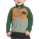 Didriksons Monte Kids Half Button Ytterplagg - Grön