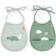 Done by Deer Tiny Pocket Bibs 2-pack Croco Green