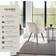 tectake Marilyn Cream/Black Kitchen Chair 82cm 4pcs