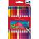 Faber-Castell Double Ended Felt Tip Pen Plastic Wallet of 20