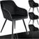 tectake Marilyn Black Kitchen Chair 82cm 4pcs