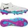 Puma Future 8 Match Brilliance FG AG Football Boots - White/Fizzy Apple/Bright Aqua