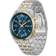 BOSS Two-Tone Chronograph Watch Blue Dial