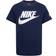 Nike Little Kid's Futura Evergreen T-shirt - Midnight Navy/White (86J575-B0H)