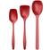 Rosti New Classic Grydeskesæt 3 Dele Rød 31.3cm B 6.7cm H 5.7cm Ske 3stk