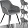 tectake Marilyn Grey/Black Kitchen Chair 82cm 4pcs