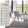 tectake Marilyn Grey/Black Kitchen Chair 82cm 4pcs