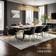 tectake Marilyn Black/Gold Kitchen Chair 82cm 4pcs