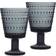 Iittala Kastehelmi Glas På Fod 26 cl 2 Stk Mørkegrå Drikkeglas 26cl 2stk