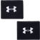 Under Armour Performance Men's 3" Wristband 2-pack - Black/White