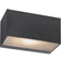 Norlys Asker Down Graphite Wall Flush Light 22.5cm