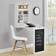 InnovaGoods Woldy White Writing Desk 50x93cm