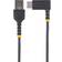 StarTech 2 m USB A C laddningskabel, rät vinkel snabbladdning USB-C-kabel 2.0 Aramidfiber 2m