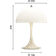 Louis Poulsen Panthella 250 Portable V3 Opal Beige Bordlampe