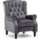 More4Homes Althorpe Velvet Slate Grey Armchair 105cm
