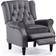 More4Homes Althorpe Velvet Slate Grey Armchair 105cm