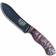 ESEE JG5 Fixed Blade Burgundy Linen Sheath Knife