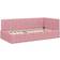 vidaXL Corner with Headboard 90 x 200 cm Frame Bed