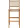 House Nordic Derby Teak Polyrattan Brun Barstol
