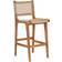 House Nordic Derby Teak Polyrattan Brun Barstol
