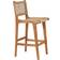 House Nordic Derby Teak Polyrattan Brun Barstol
