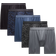 Lululemon Always In Motion Lange Boxershorts 5er-Pack - Thawed Camo Mini Wp Traverse Grey Nightmoth