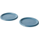 Hay Barro Dark Blue Dinner Plate 24cm 2pcs