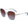 Longchamp LO164S Solbriller - Silver Top Azure Blue