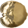 Costa Nova Riviera 17.5cm Gold Serving Dish