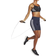 adidas Women's Training Essentials 3 Stripes High Waisted Short Leggings - Legend Ink