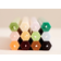 Hay Hexagon Candle Set of 4 0008 - Dark Set of 4 Stearinlys 4stk