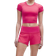 Lululemon Swiftly Tech Crop Kurzarmshirt 2.0 Frauen - Raspberry Coulis