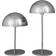 Dyberg Larsen ALONG LED Minibordlampe Krom 2 Stk Bordlampe 12cm