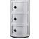 Kartell Componibili Silver Storage Cabinet