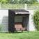 vidaXL Outdoor Swing Cover Black 120 x 90 x 155 cm