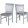 SECONIQUE Oxford Extending Grey/Natural Oak Dining Set 80x105cm 5pcs