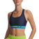 Under Armour Mid Crossback Sports Bra Washed - Navy/Blue Atlantis/High Vis Yellow