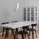 Secto Design Puncto 4203 White Laminated Pendant Lamp ∅ 45cm