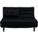 Venture Home Vicky Hopfällbar Bäddsoffa Dubbel Svart Soffa 190cm 2-sits