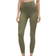 Lululemon Fast and Free Leggings Hohem Bund 1 Tasche Evolve - Bay Leaf