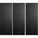 String Nisse Black Stained Shelving System 58x2cm 3pcs