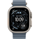 Apple Watch Ultra 3, Natural Titanium Case with Ocean Band Blue