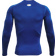 Under Armour HeatGear Men's Compression Long Sleeve - Royal/White