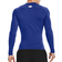 Under Armour HeatGear Men's Compression Long Sleeve - Royal/White